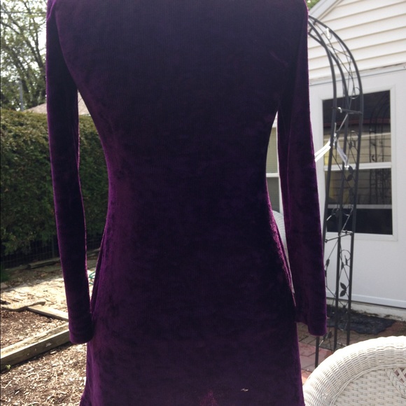 π Chorus Line velveteen Purple Dress π - Picture 3 of 5